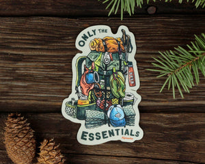 Only the Essentials Sticker