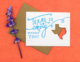 Texas is Empty Card