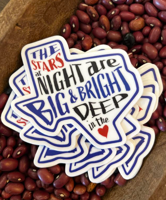 Deep In the Heart of Texas Sticker