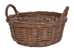 Round Split Willow Basket