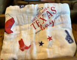 Texas Swaddle Blanket