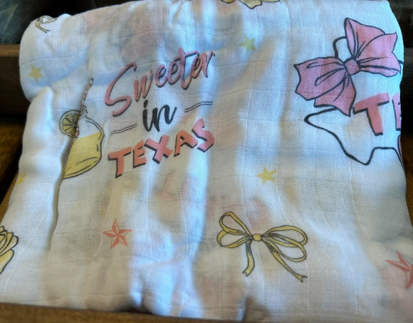 Texas Swaddle Blanket
