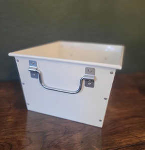 White Metal Box